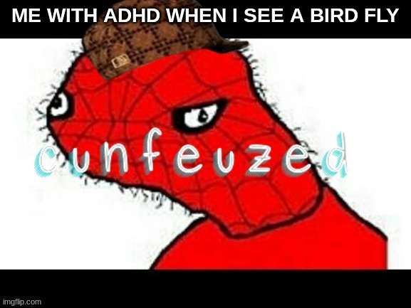 this is a motivational not a demotivational | ME WITH ADHD WHEN I SEE A BIRD FLY | made w/ Imgflip meme maker