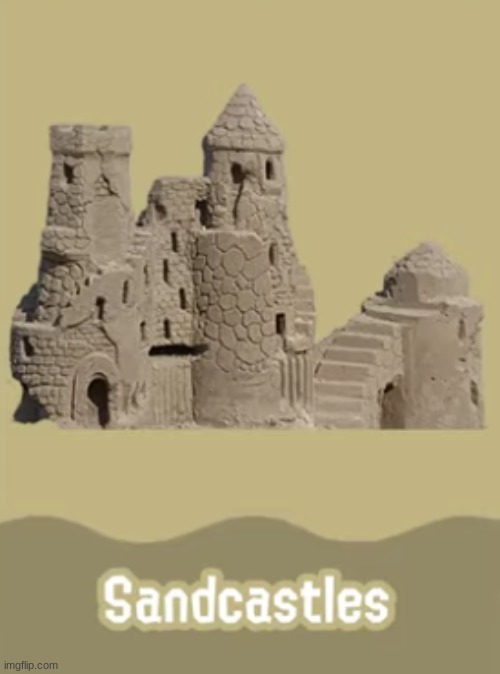 Hooray, sandcastle won. | image tagged in splatoon | made w/ Imgflip meme maker