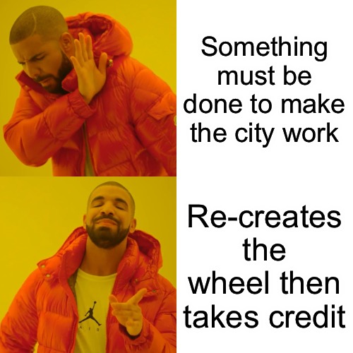 Two Tier Democracy | Something must be done to make the city work; Re-creates the wheel then takes credit | image tagged in tier list,grades,political memes,progressives,political meme,double standards | made w/ Imgflip meme maker