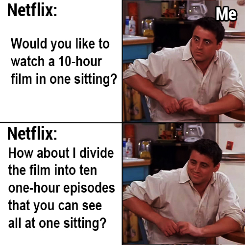 High Quality Netflix movie Blank Meme Template