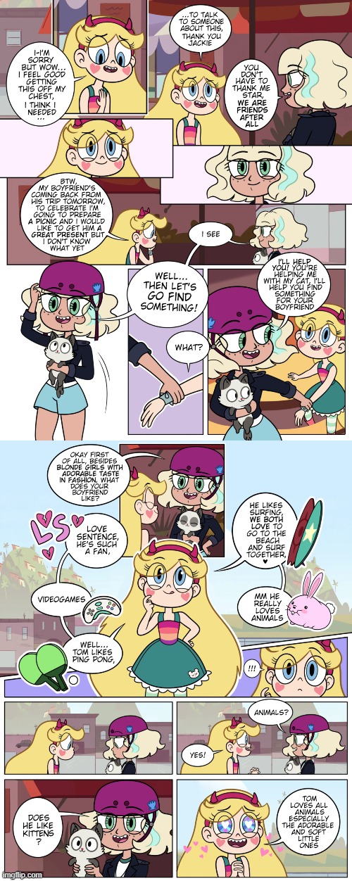 A purrfect gift (Part 3D) | image tagged in comics/cartoons,star vs the forces of evil | made w/ Imgflip meme maker