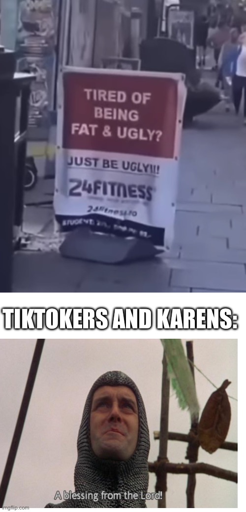 LMAO SO TRUE | TIKTOKERS AND KARENS: | image tagged in funny | made w/ Imgflip meme maker
