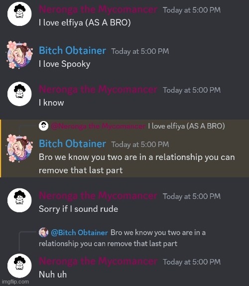 there will be no elfiya x carlos or something ship shit | made w/ Imgflip meme maker