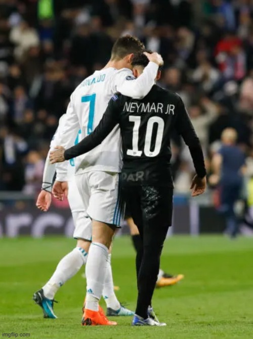 ronaldo neymar hug | image tagged in ronaldo neymar hug | made w/ Imgflip meme maker