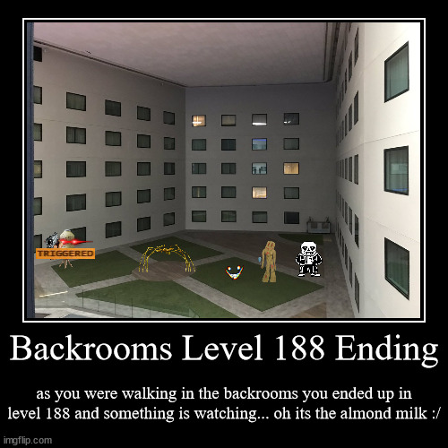 I shouldn't interact that symbol from wall of level 188. now i ended up in level  666, any ideas of how do i get out? : r/backrooms