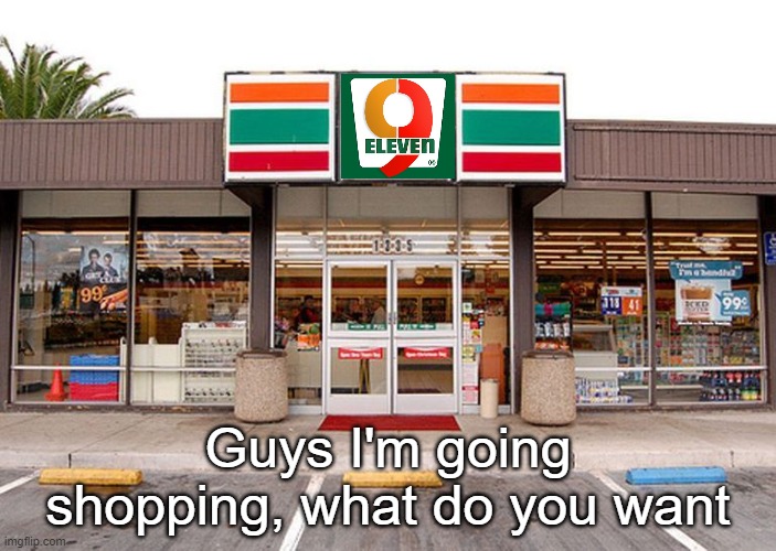 n | Guys I'm going shopping, what do you want | image tagged in n | made w/ Imgflip meme maker