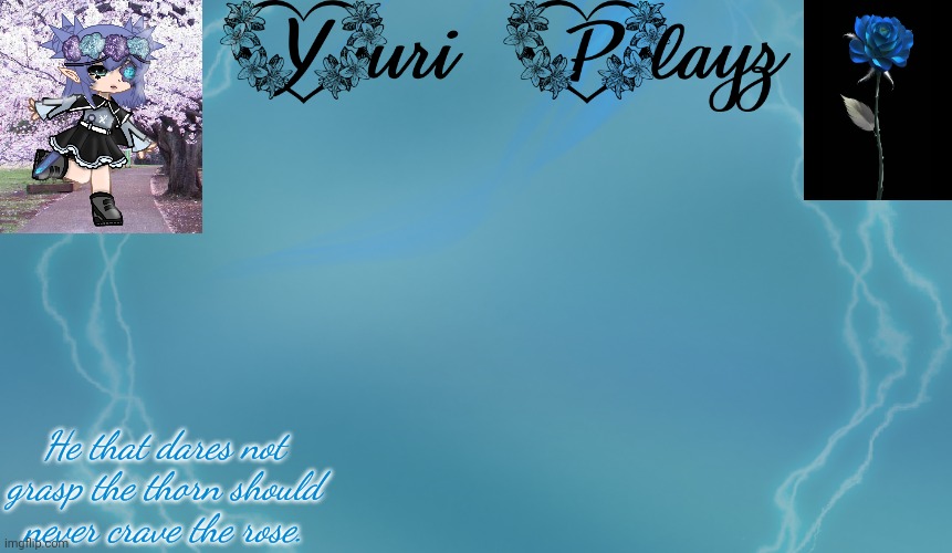 -Yuri_Playz& Announcement Template Blank Meme Template