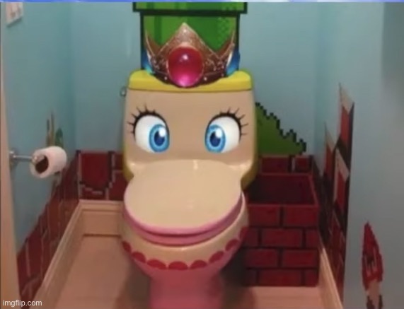 Peach toilet is back | image tagged in peach toilet | made w/ Imgflip meme maker