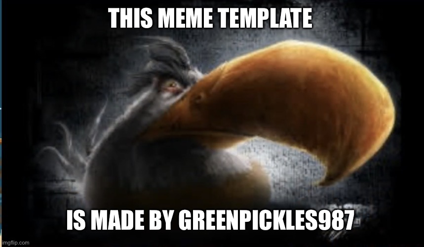 Facts man | THIS MEME TEMPLATE; IS MADE BY GREENPICKLES987 | image tagged in realistic mighty eagle | made w/ Imgflip meme maker