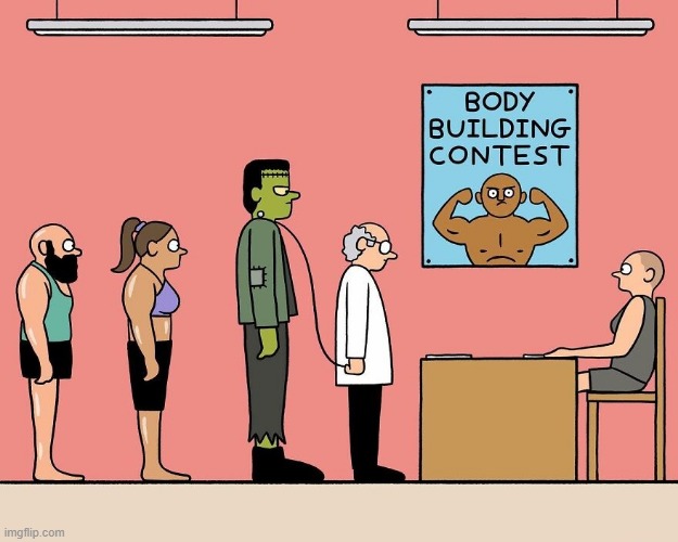 Body Building | image tagged in comics | made w/ Imgflip meme maker