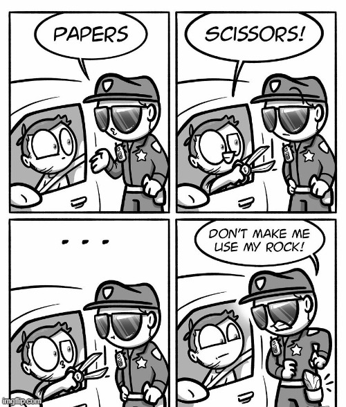 Paper, Rock, Scissors | image tagged in comics | made w/ Imgflip meme maker