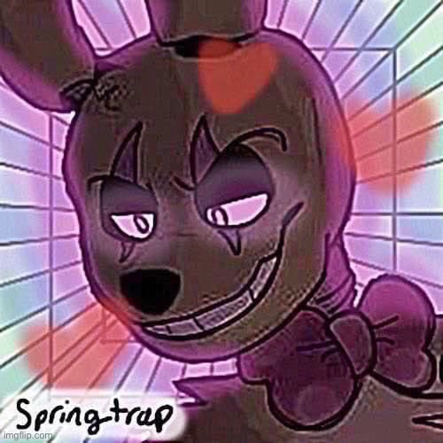 adorable ❤️❤️❤️ | image tagged in springtrap and deliah | made w/ Imgflip meme maker