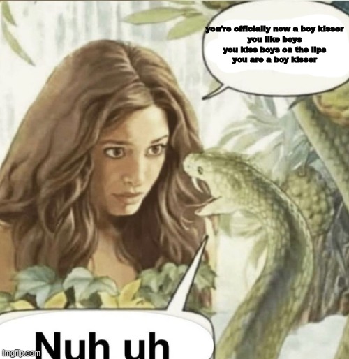 you're officially now a boy kisser
you like boys
you kiss boys on the lips
you are a boy kisser | made w/ Imgflip meme maker