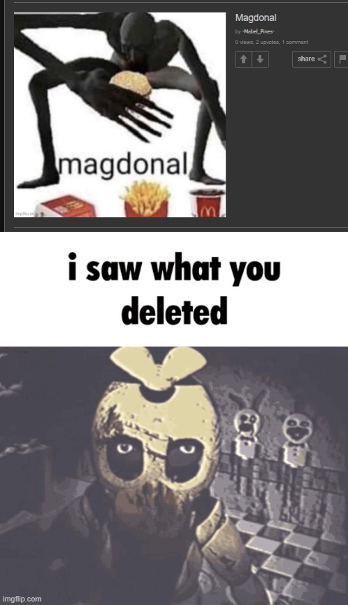 image tagged in i saw what you deleted | made w/ Imgflip meme maker