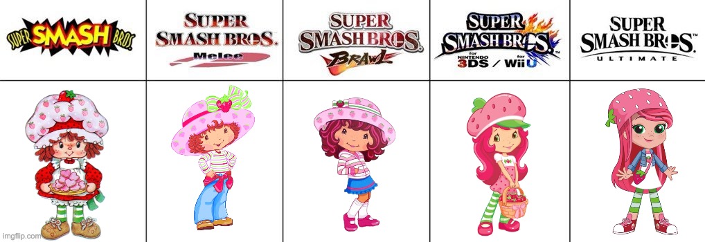 Strawberry shortcake for smash | image tagged in smash bros renders | made w/ Imgflip meme maker