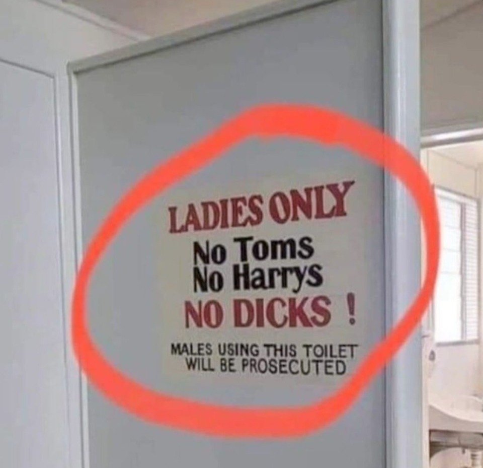 Ladies ONLY! | image tagged in ladies only,no toms,no harrys,no dicks,dick jokes,tired of hearing about transgenders | made w/ Imgflip meme maker