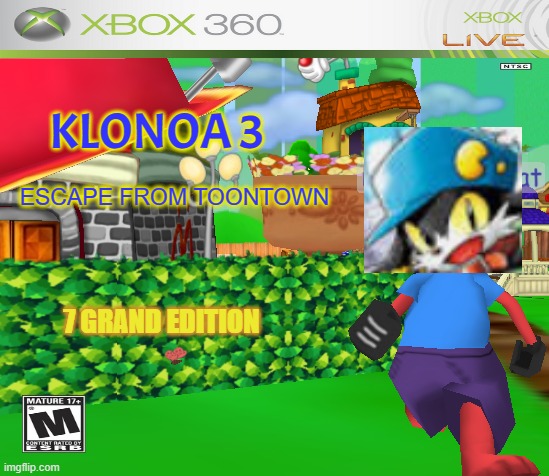 ITS FINALLY OUT!!! | KLONOA 3; ESCAPE FROM TOONTOWN; 7 GRAND EDITION | image tagged in memes,random,shitpost | made w/ Imgflip meme maker