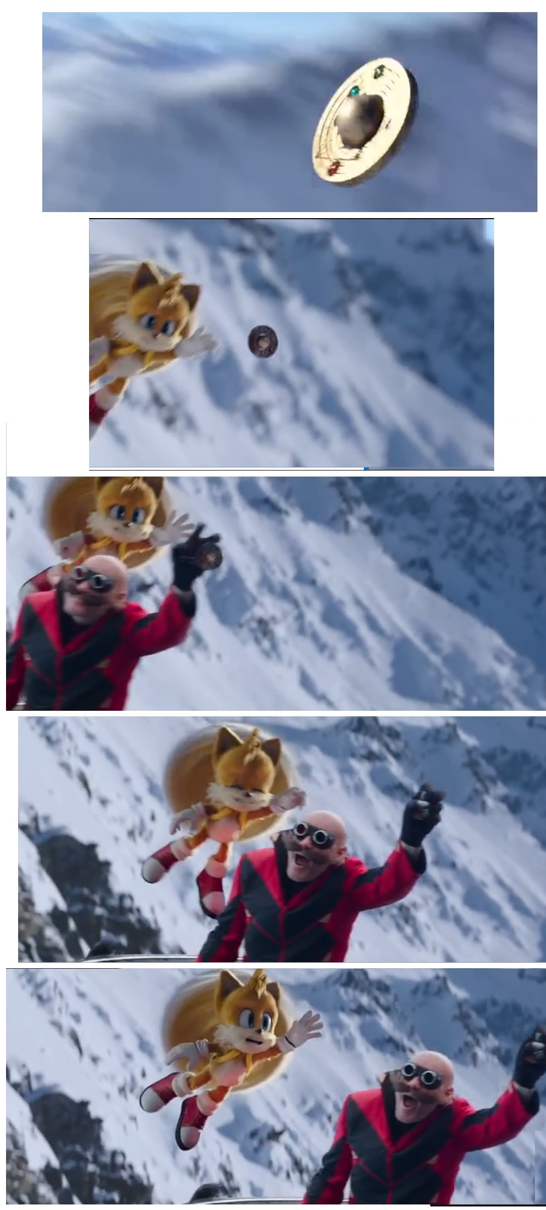 High Quality eggman slide steal Blank Meme Template