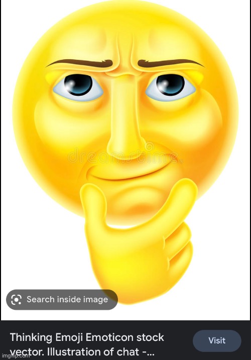 Thinking emoji Blank Template - Imgflip