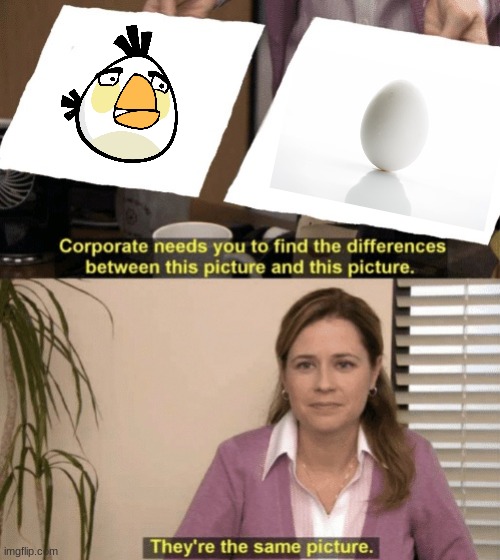 Egg | image tagged in corporate needs you to find the differences | made w/ Imgflip meme maker