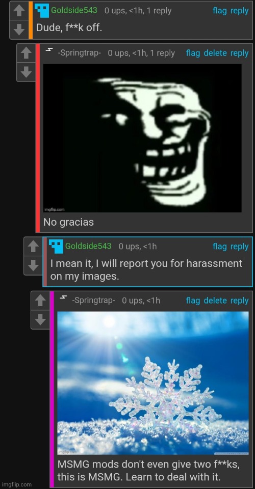 Bro needs to learn how not to be a whiny little 3-year old. LMAO | made w/ Imgflip meme maker