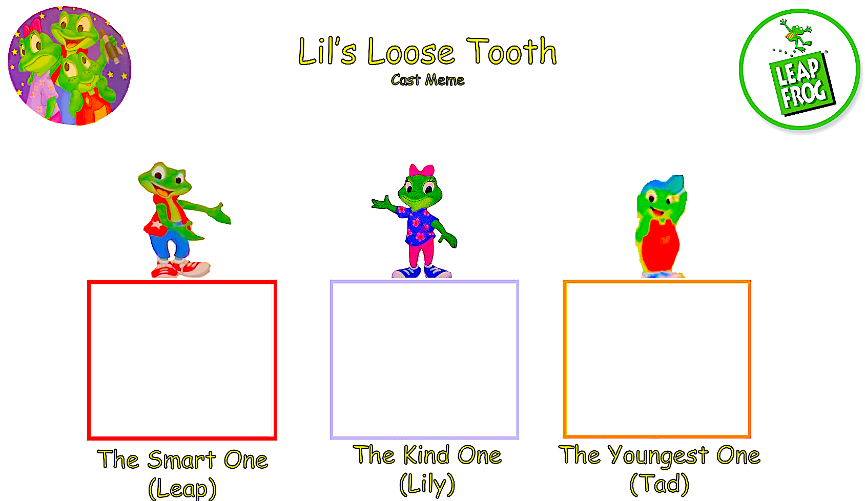 Lil's Loose Tooth Blank Meme Template