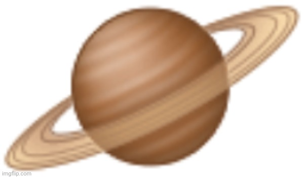 saturn emoji Blank Meme Template