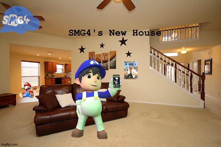 I made my own smg4 video! (This is not a real smg4 video and it is not canon in the smg4 channel) | SMG4's New House | image tagged in smg4 | made w/ Imgflip meme maker