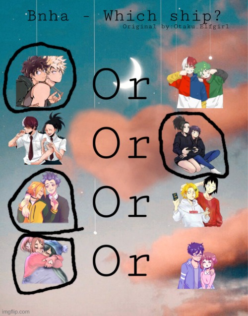 yes | image tagged in bnha- which ship | made w/ Imgflip meme maker
