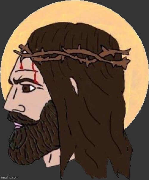 Jesus Chad | image tagged in jesus chad | made w/ Imgflip meme maker