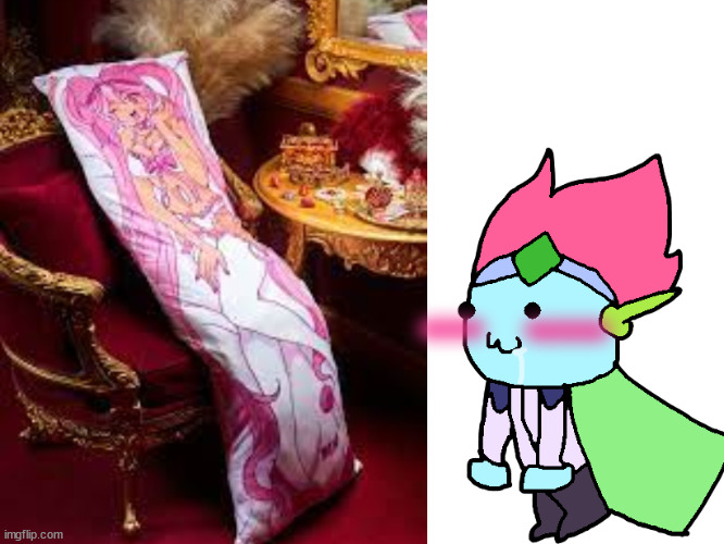 "SWEETHEART BODY PILLOW WHEN??" "90 BUCKS???? SURE!!!" | made w/ Imgflip meme maker