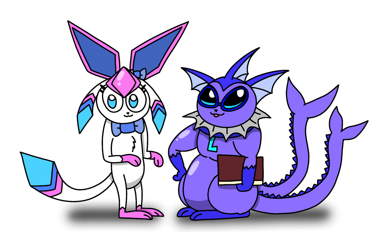 sylceon and leroy (drawn by PT) Blank Meme Template