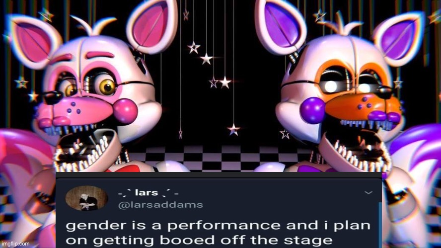 to people debate my gender..#editfnaf #lolbitfnaf #lolbit #popular #fr, funtime foxy