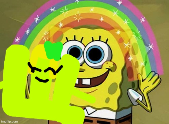 Charlie and the Russian alphabet Letter Щ & Spongebob SquarePants rainbow | image tagged in memes,imagination spongebob,charlie and the russian alphabet,spongebob | made w/ Imgflip meme maker