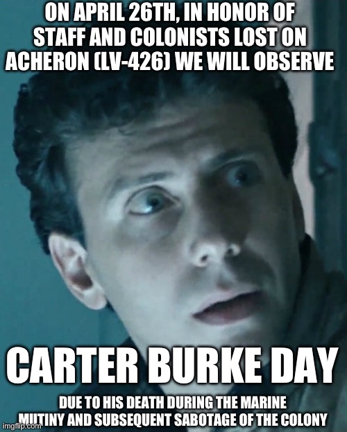 High Quality CARTER BURKE DAY 4/26 Blank Meme Template