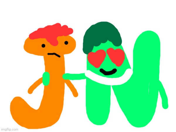 Charlie and the Alphabet Letter J x Letter N | image tagged in j,n,charlie and the alphabet | made w/ Imgflip meme maker