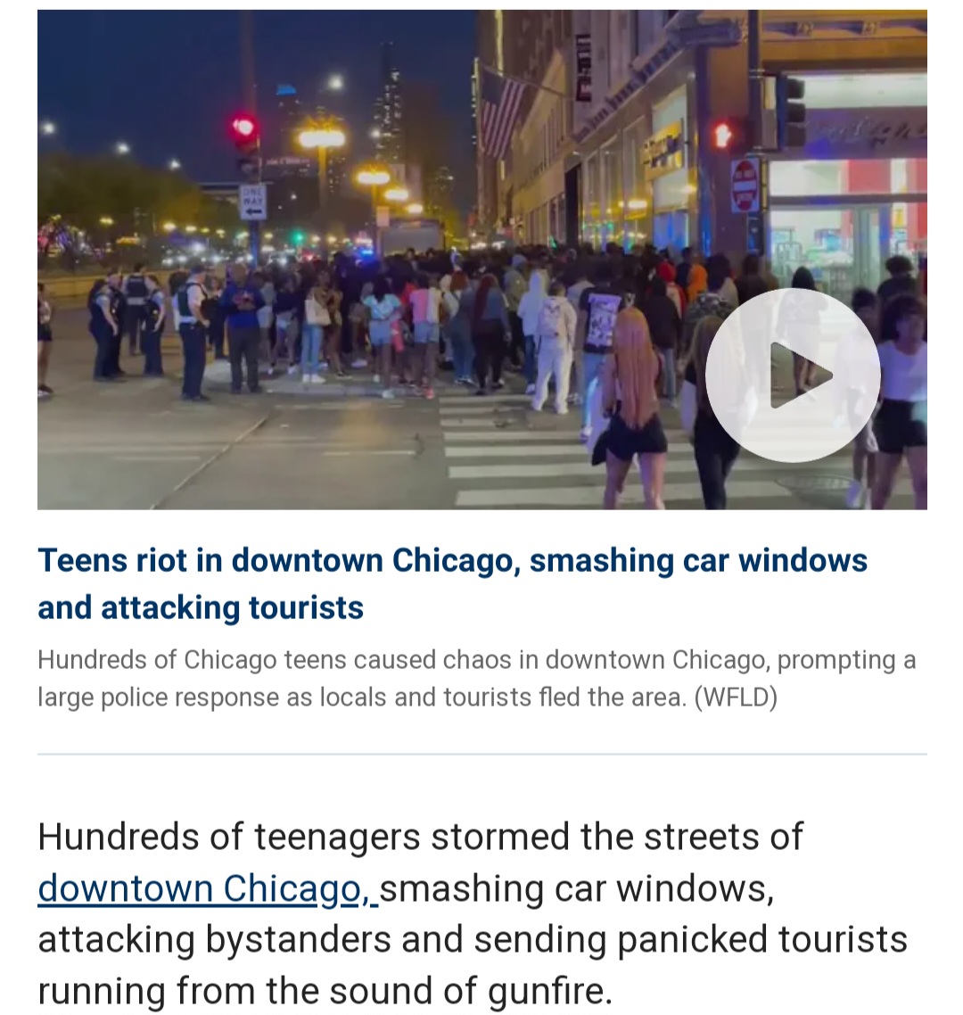 Chicago teen riot 2023 Blank Meme Template