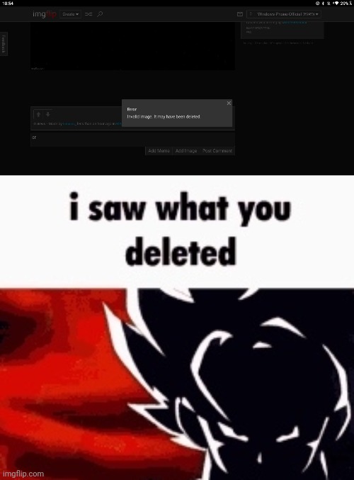 @bobatea | image tagged in i saw what you deleted | made w/ Imgflip meme maker