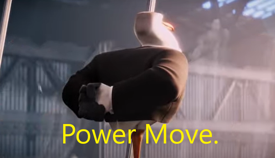Storks power move Blank Meme Template