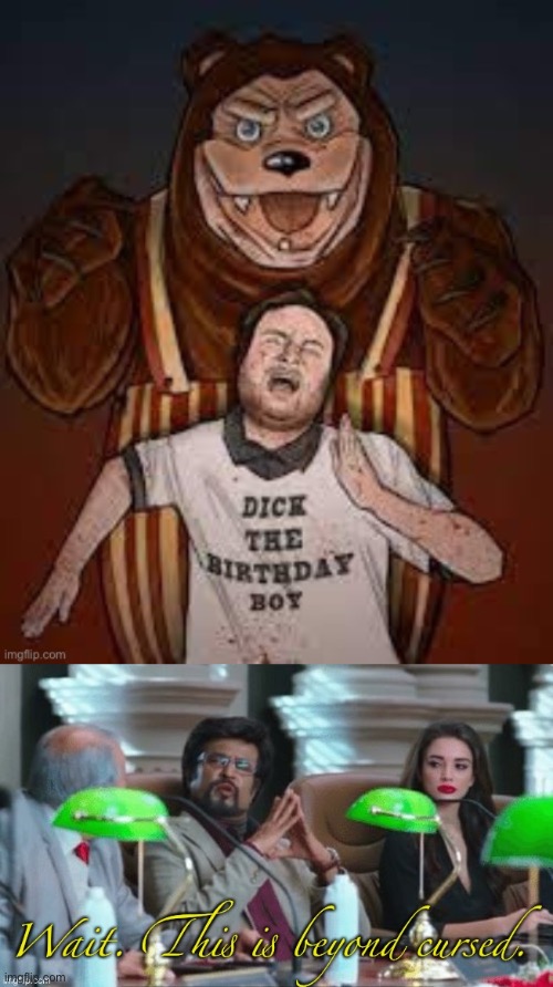 Dick the birthday boy | image tagged in wait this is beyond cursed,dick,boy,birthday | made w/ Imgflip meme maker