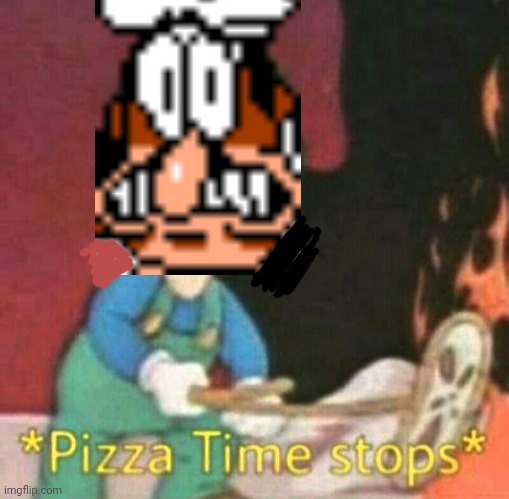 Pizza time stops | image tagged in pizza time stops | made w/ Imgflip meme maker