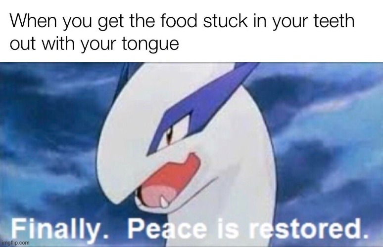 Accurate, especially with beef and popcorn shells :P | image tagged in peace,finally inner peace | made w/ Imgflip meme maker