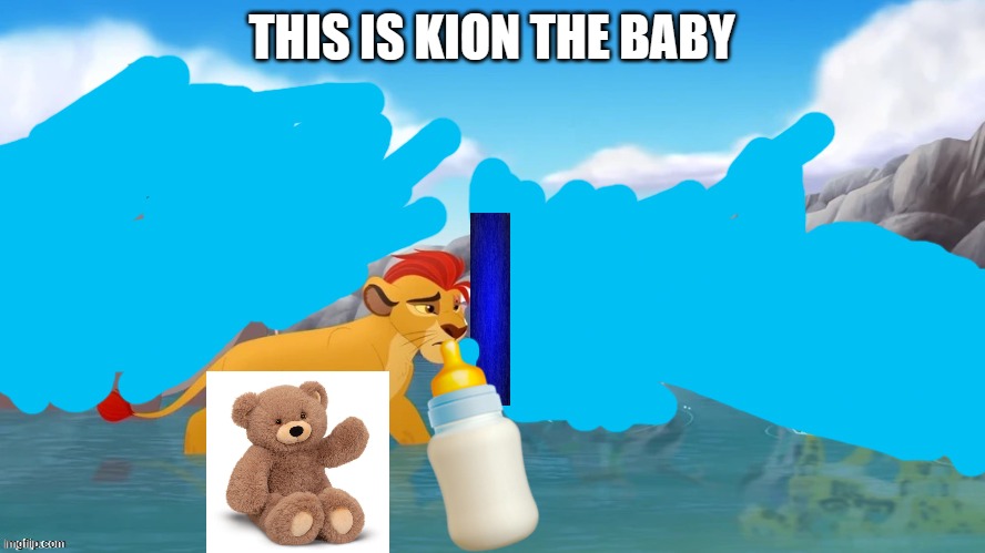 Used in comment | THIS IS KION THE BABY | image tagged in jackass | made w/ Imgflip meme maker