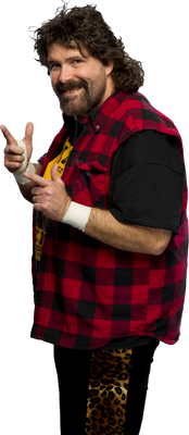 High Quality Mick Foley BANG bang with transparency Blank Meme Template