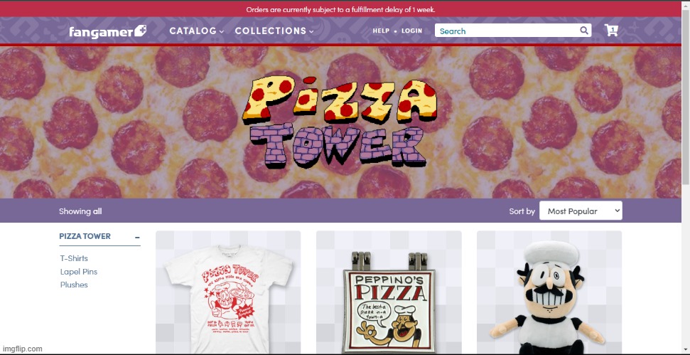 THERE'S A PIZZA TOWER FANGAMER PAGE SJGSDVKDKVGKDVG | made w/ Imgflip meme maker