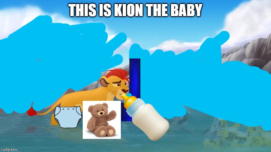 Used in comment | THIS IS KION THE BABY | image tagged in jackass | made w/ Imgflip meme maker