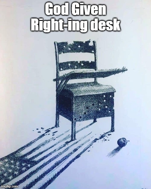 God Given Right | God Given Right-ing desk | made w/ Imgflip meme maker