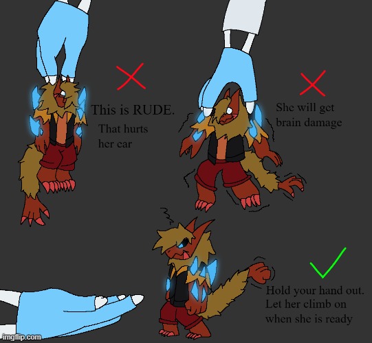 Guide on how to handle mini your own Mini Zektrid. Presented by my bean. | made w/ Imgflip meme maker