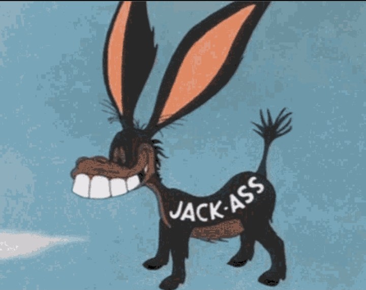 High Quality Bugs Bunny Jackass Blank Meme Template