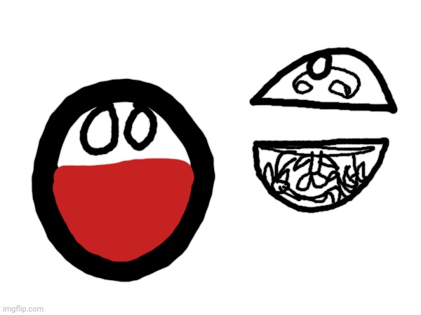 Polandball - anatomy | made w/ Imgflip meme maker